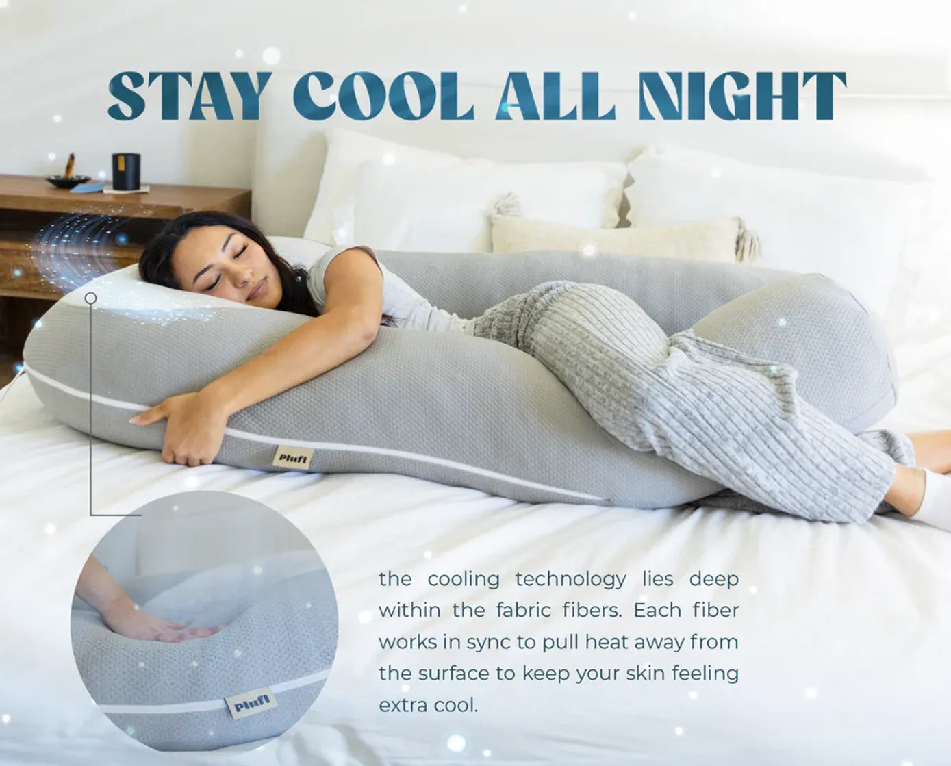 Cozura™ Cooling Body Pillow